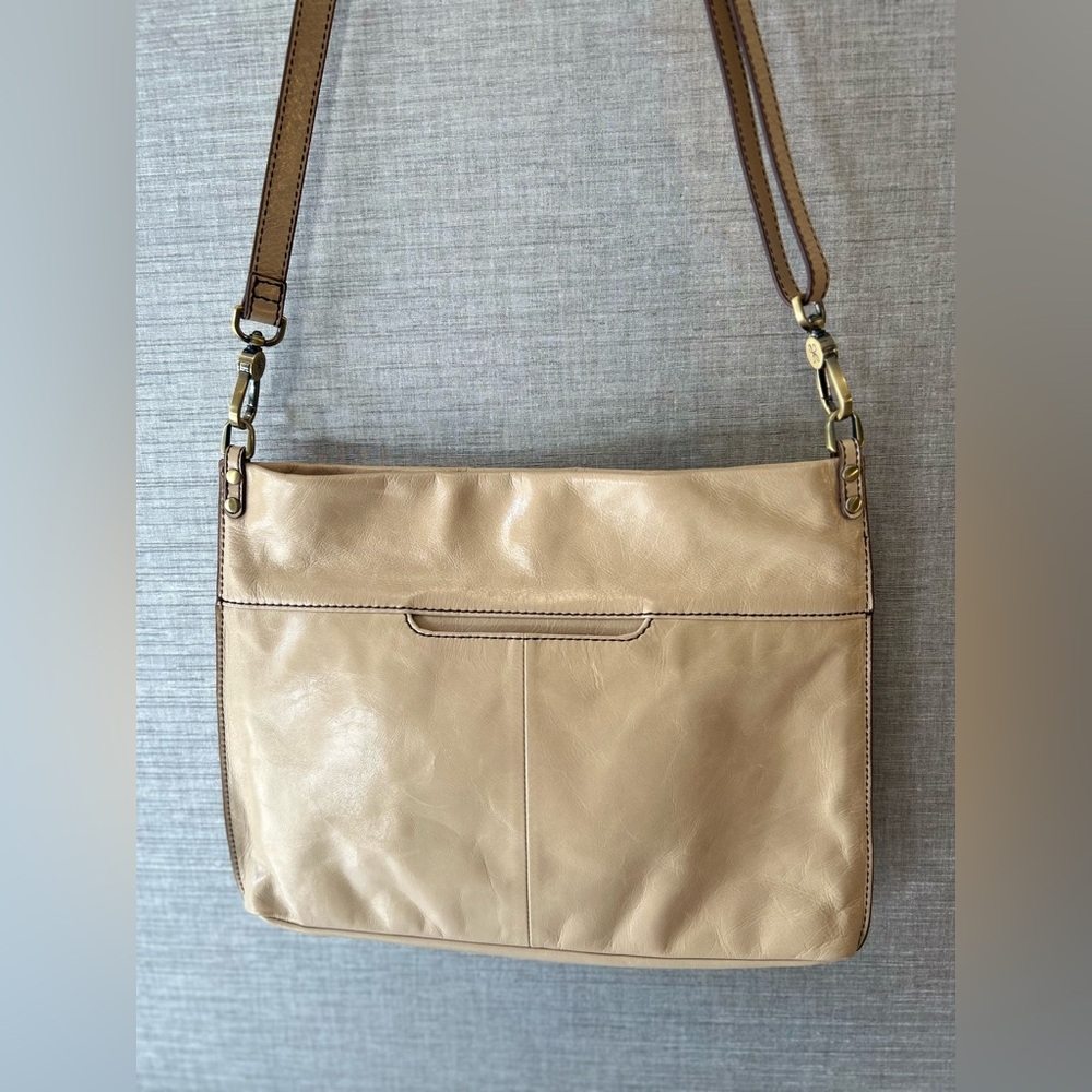 HOBO Tan Leather Crossbody Bag
